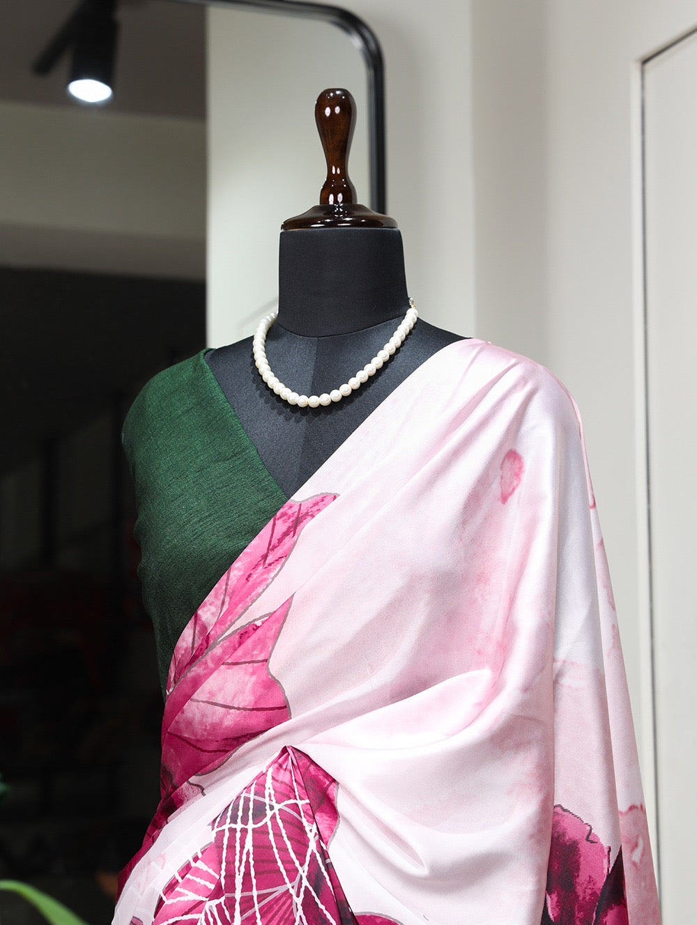 Satin Silk Printed Sarees