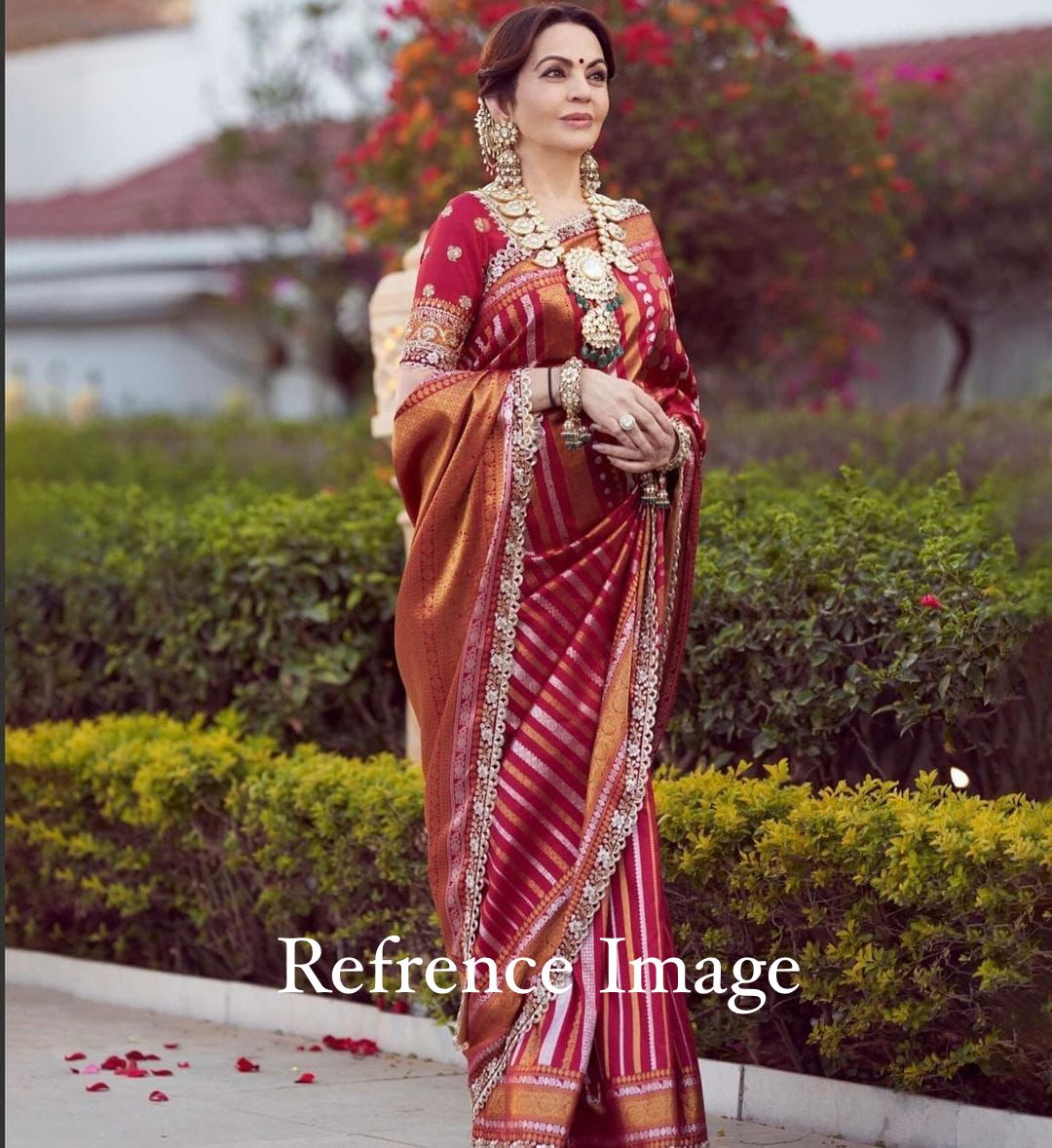 Nita Ambani Inspired Kanjivaram Silk Saree