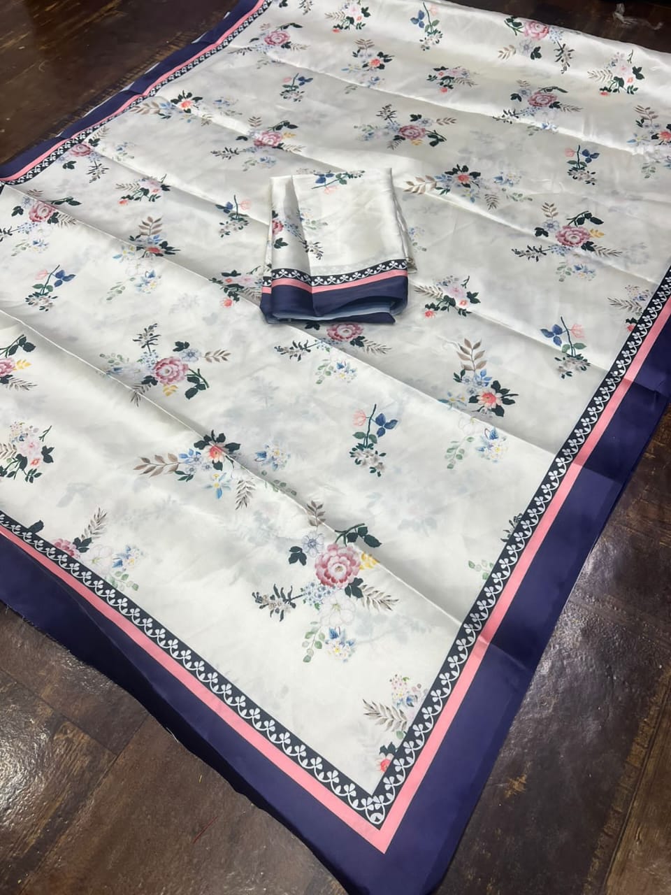 Priyanka inspired floral saree