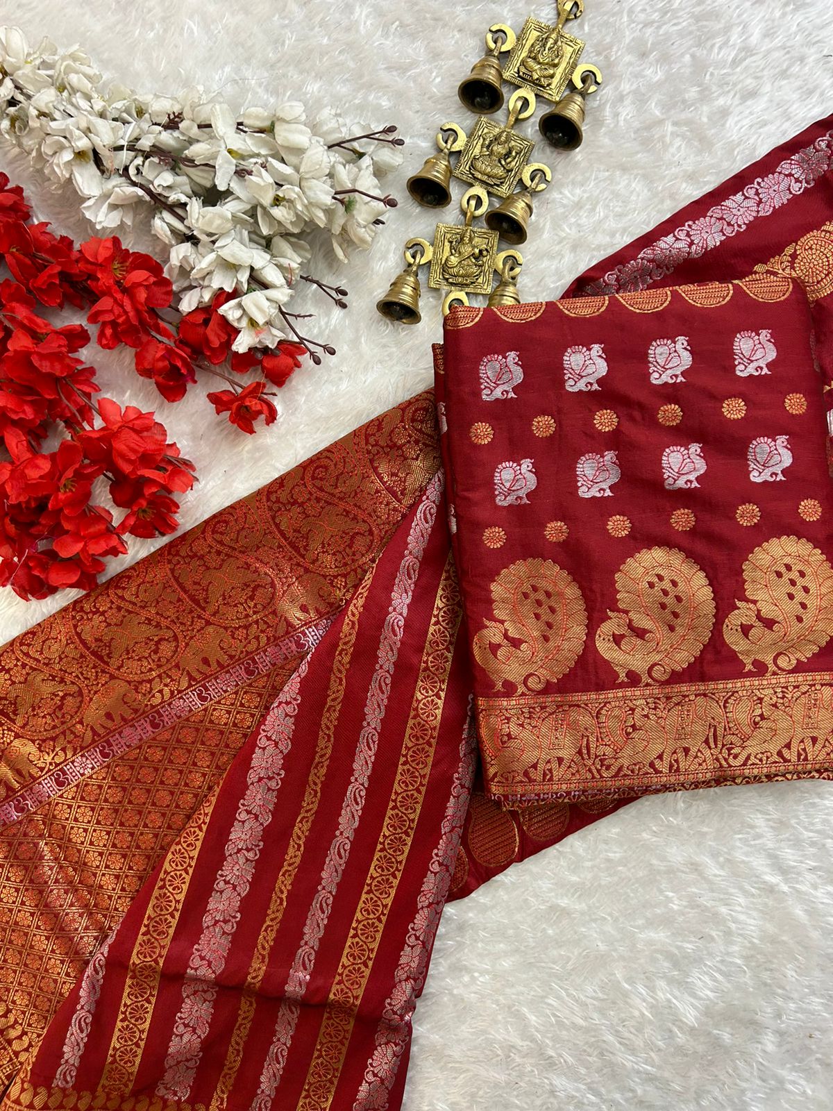Nita Ambani Inspired Kanjivaram Silk Saree