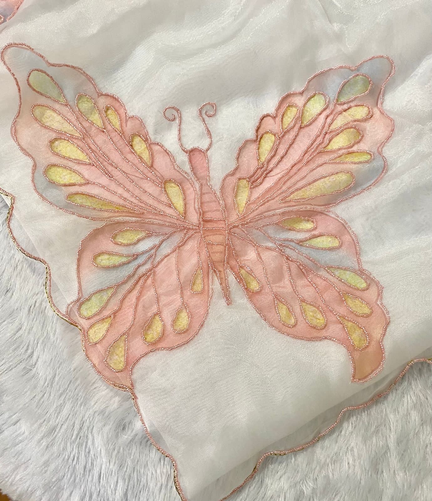 Butterfly organza Saree
