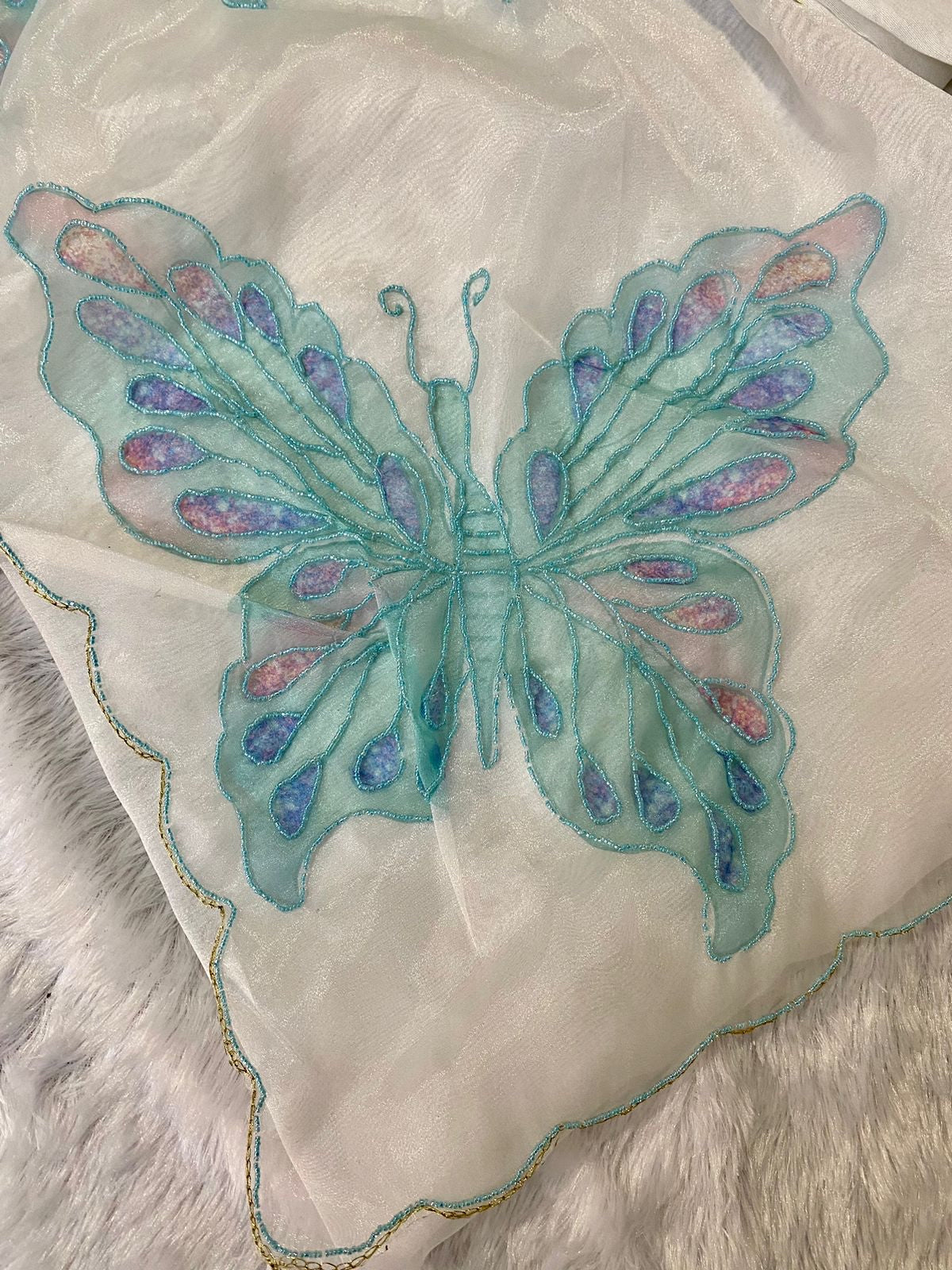 Butterfly organza Saree
