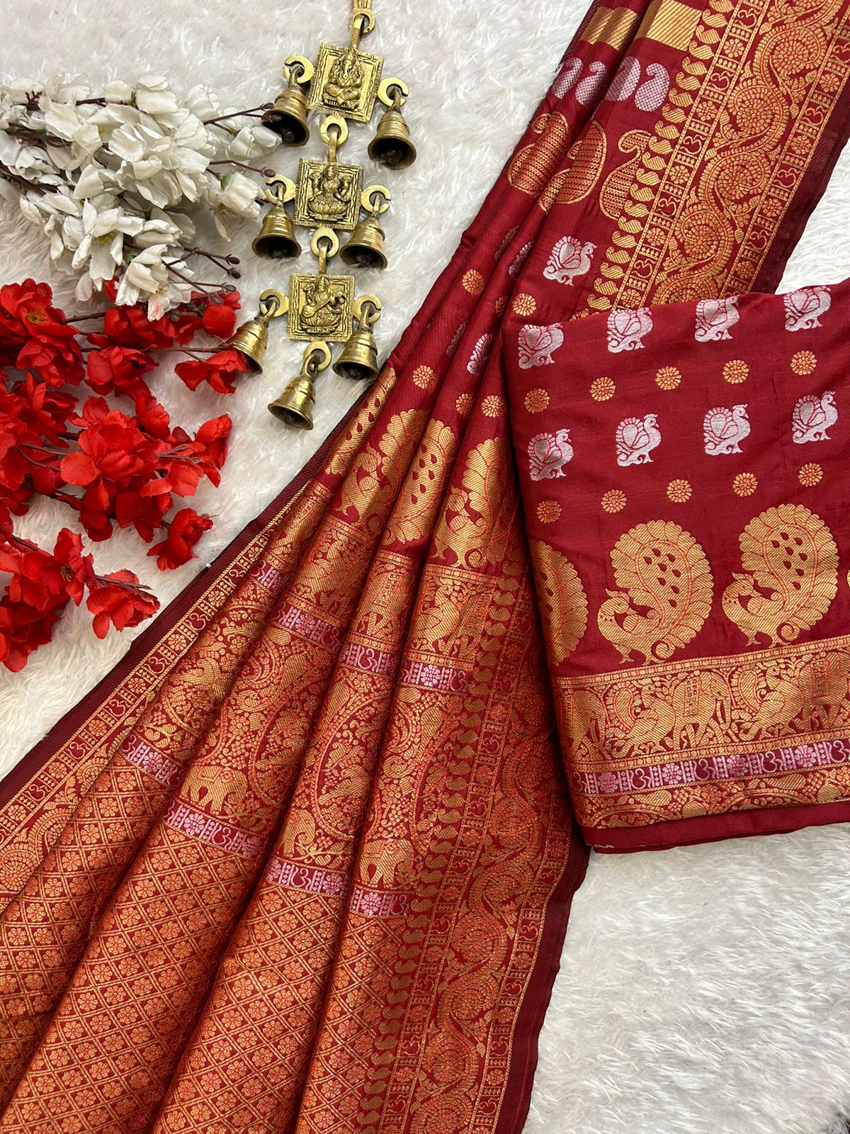 Nita Ambani Inspired Kanjivaram Silk Saree
