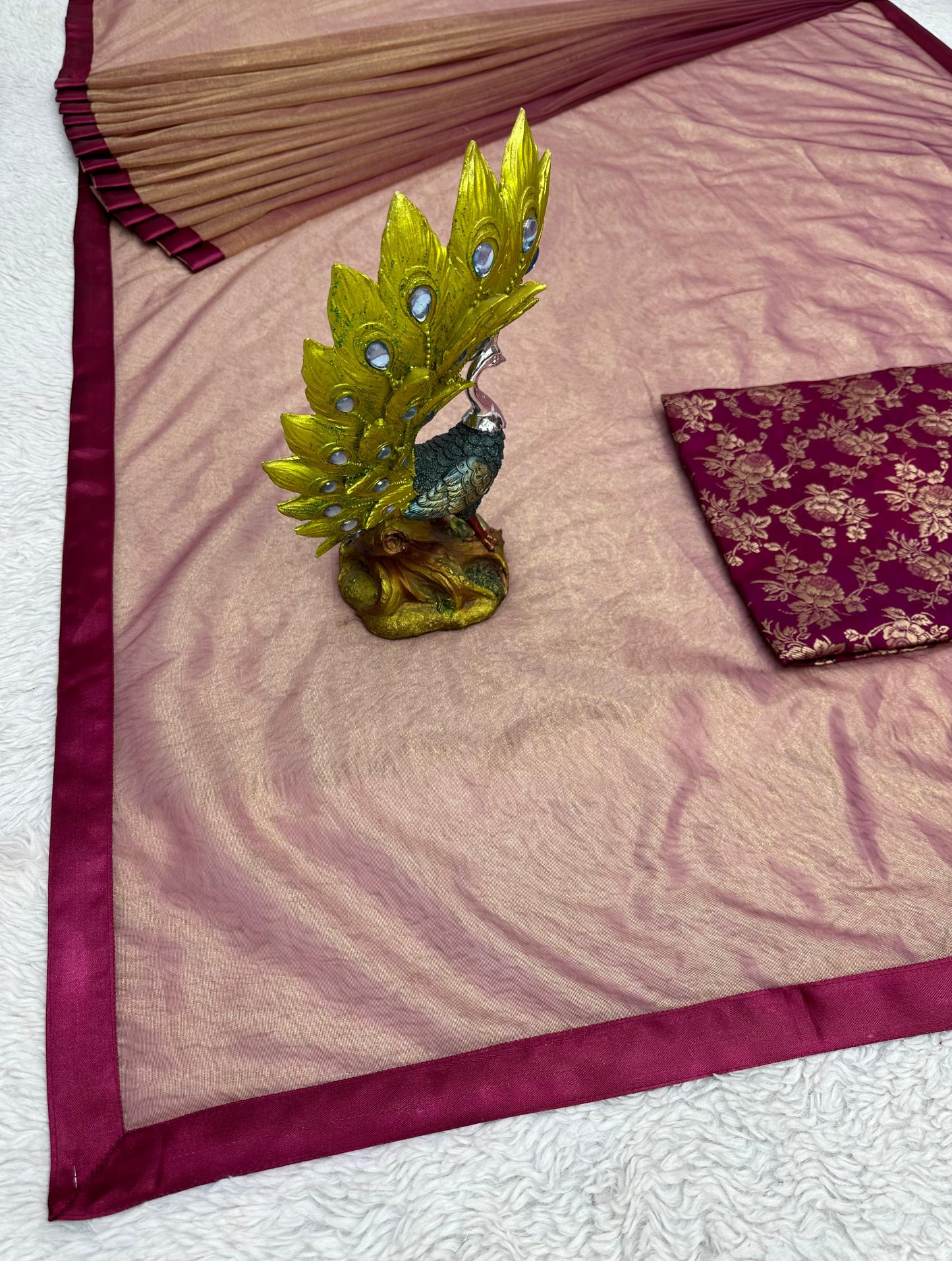 Hina khan inspired Silk Saree