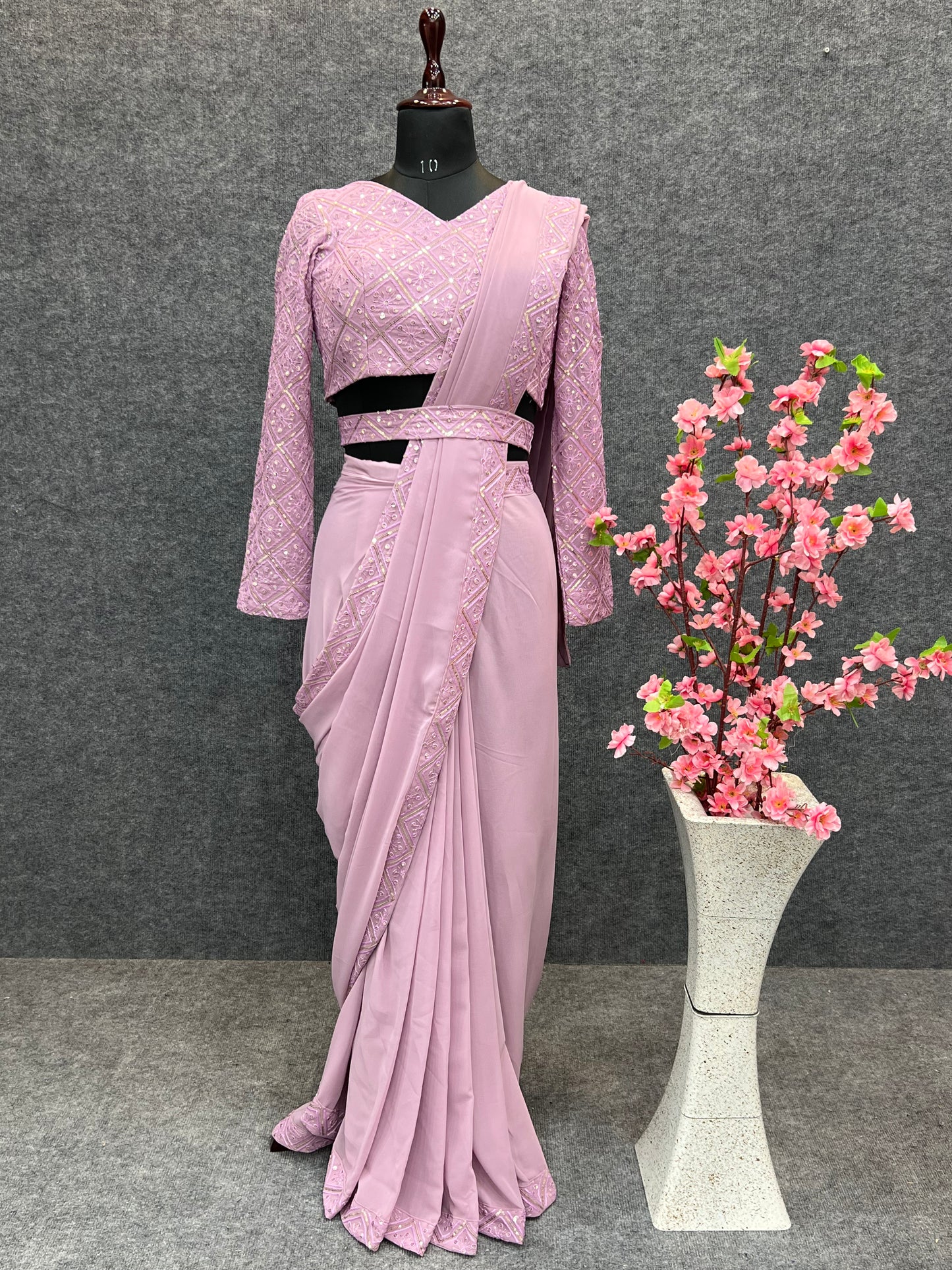 Ready to wear partywear saree