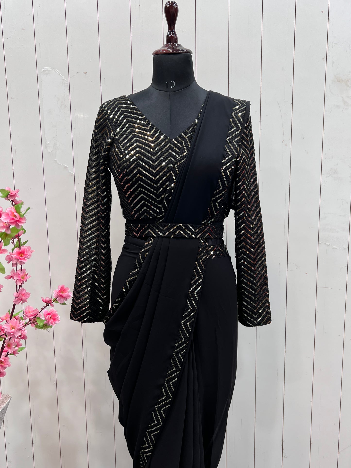 Ready to wear partywear saree