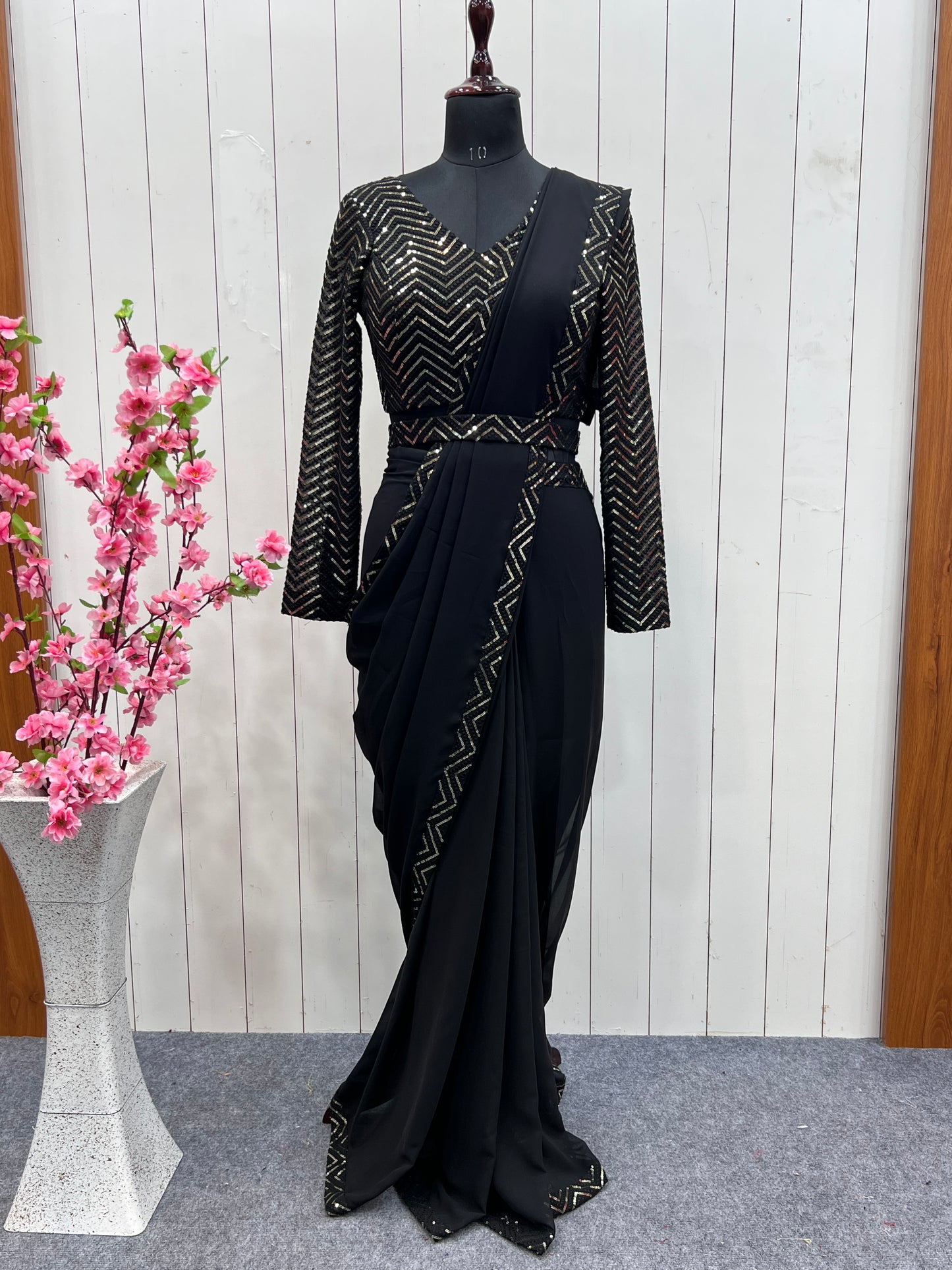 Ready to wear partywear saree