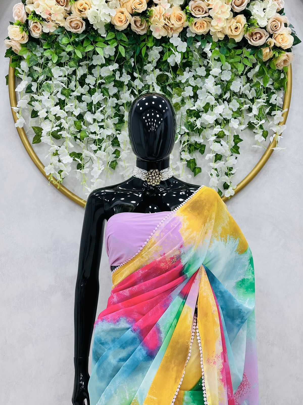 Alia Bhatt Rainbow Saree