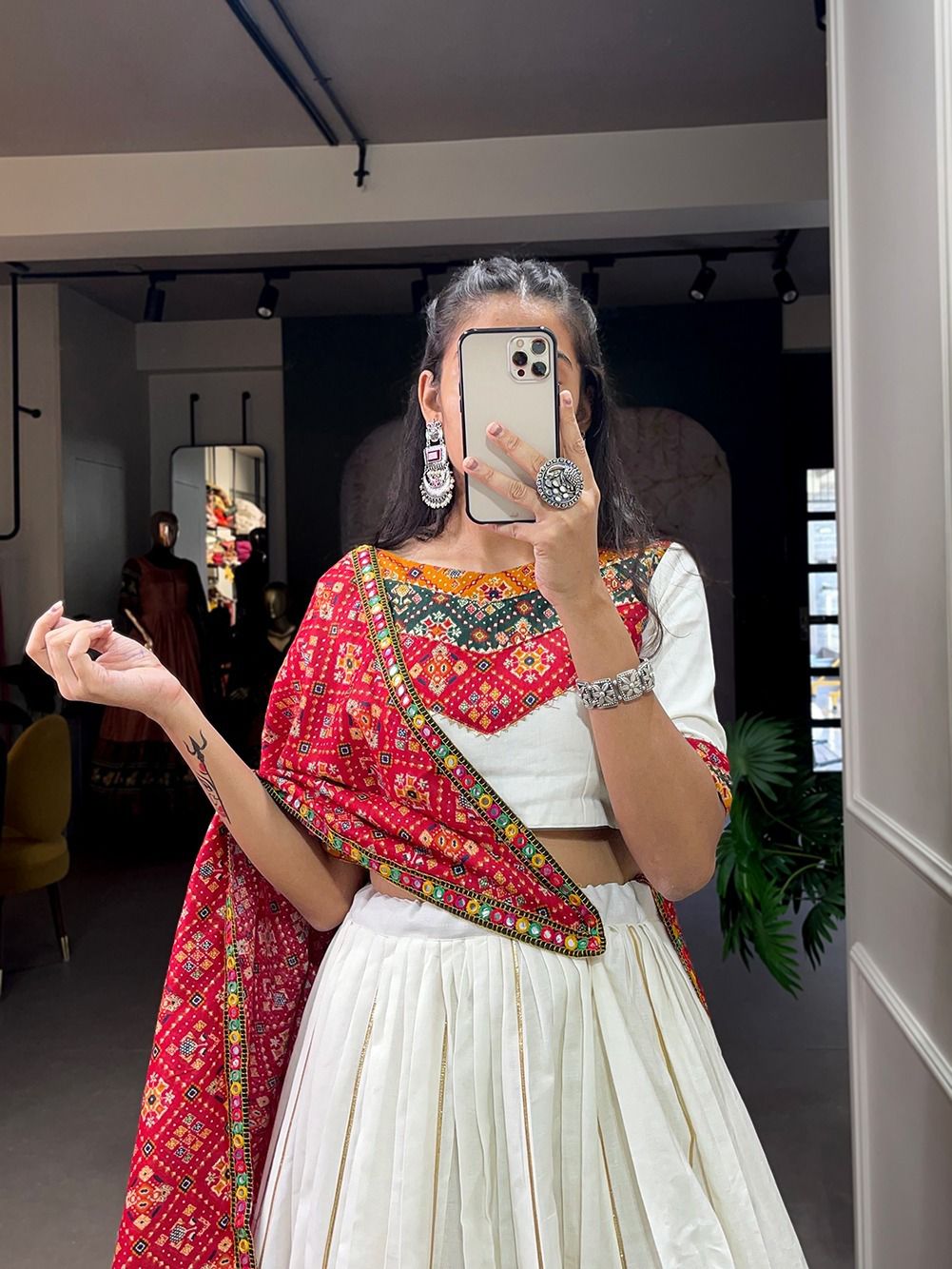 Multicolor Garba Lehenga Choli