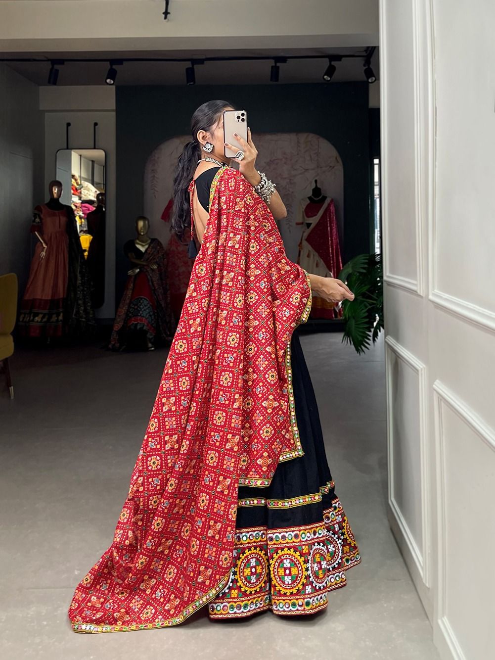 Gamthi Work- Lehenga Choli