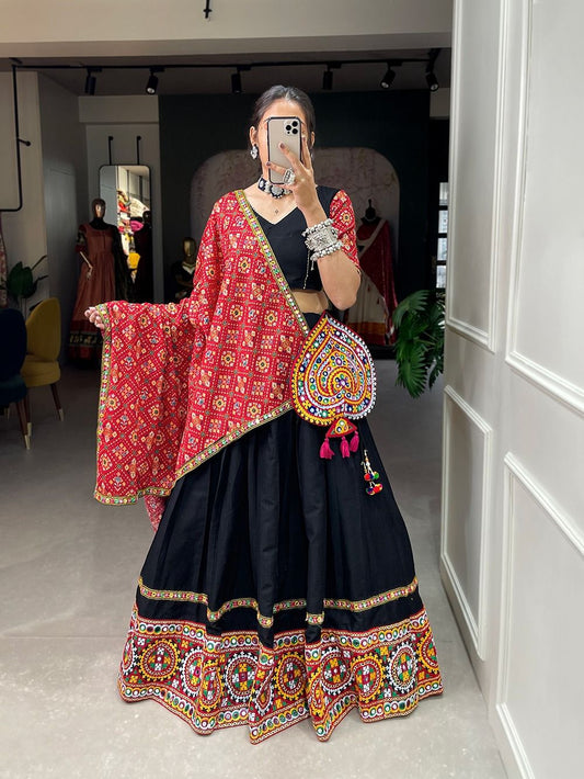 Gamthi Work- Lehenga Choli