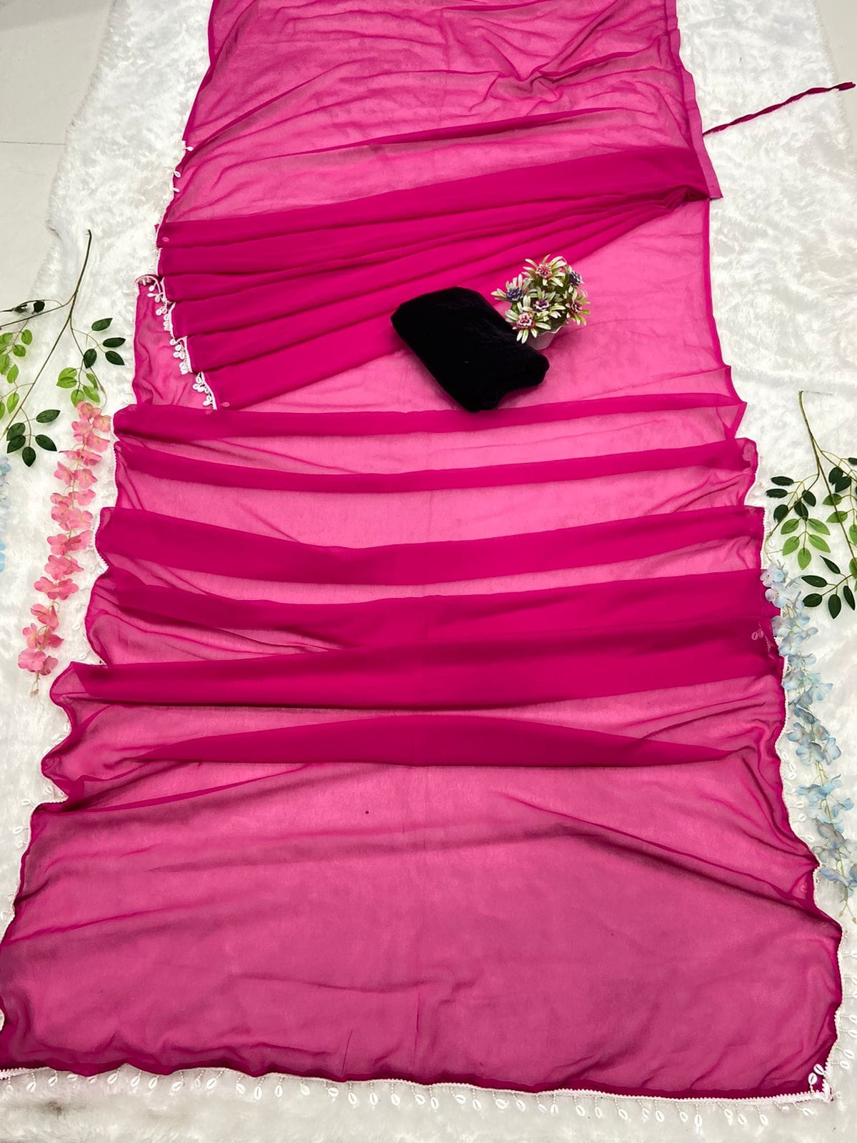 Alia Bhatt Pink Tum Kya Mile Saree
