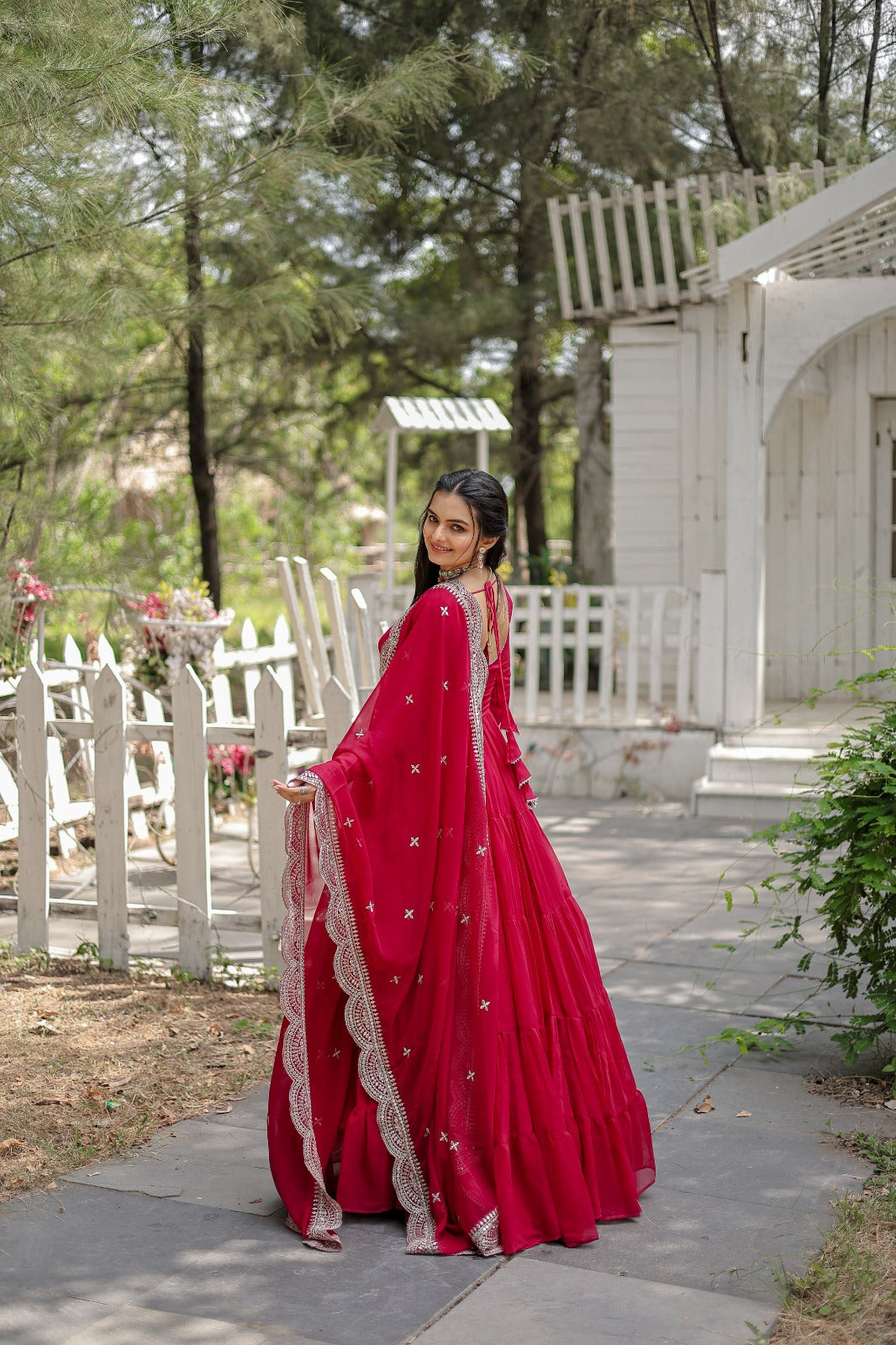 Huge Flare and frills gown