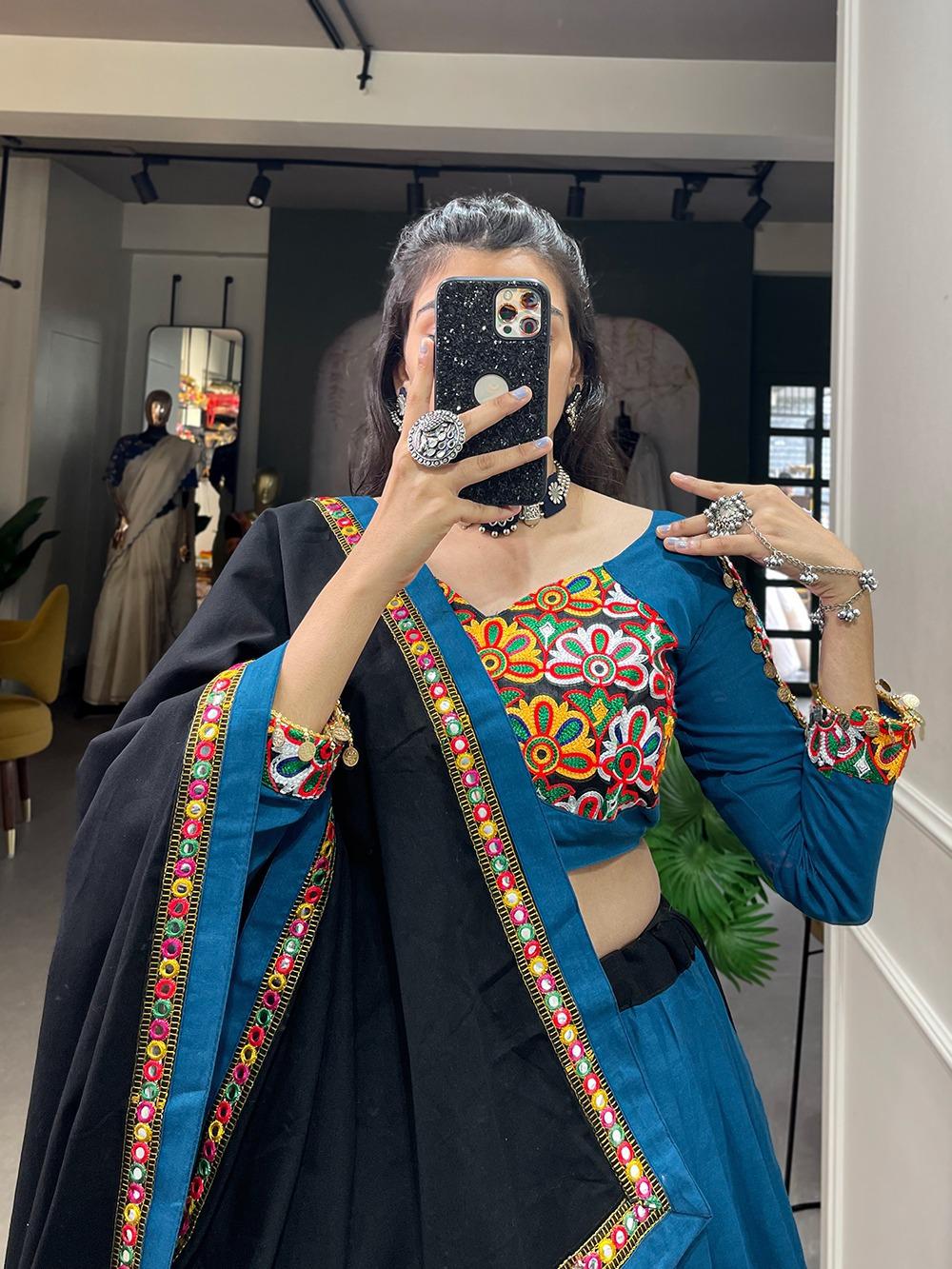 Designer Navratri Garba Lehenga