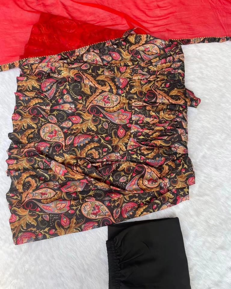 Alia Cut Lily Print Suit