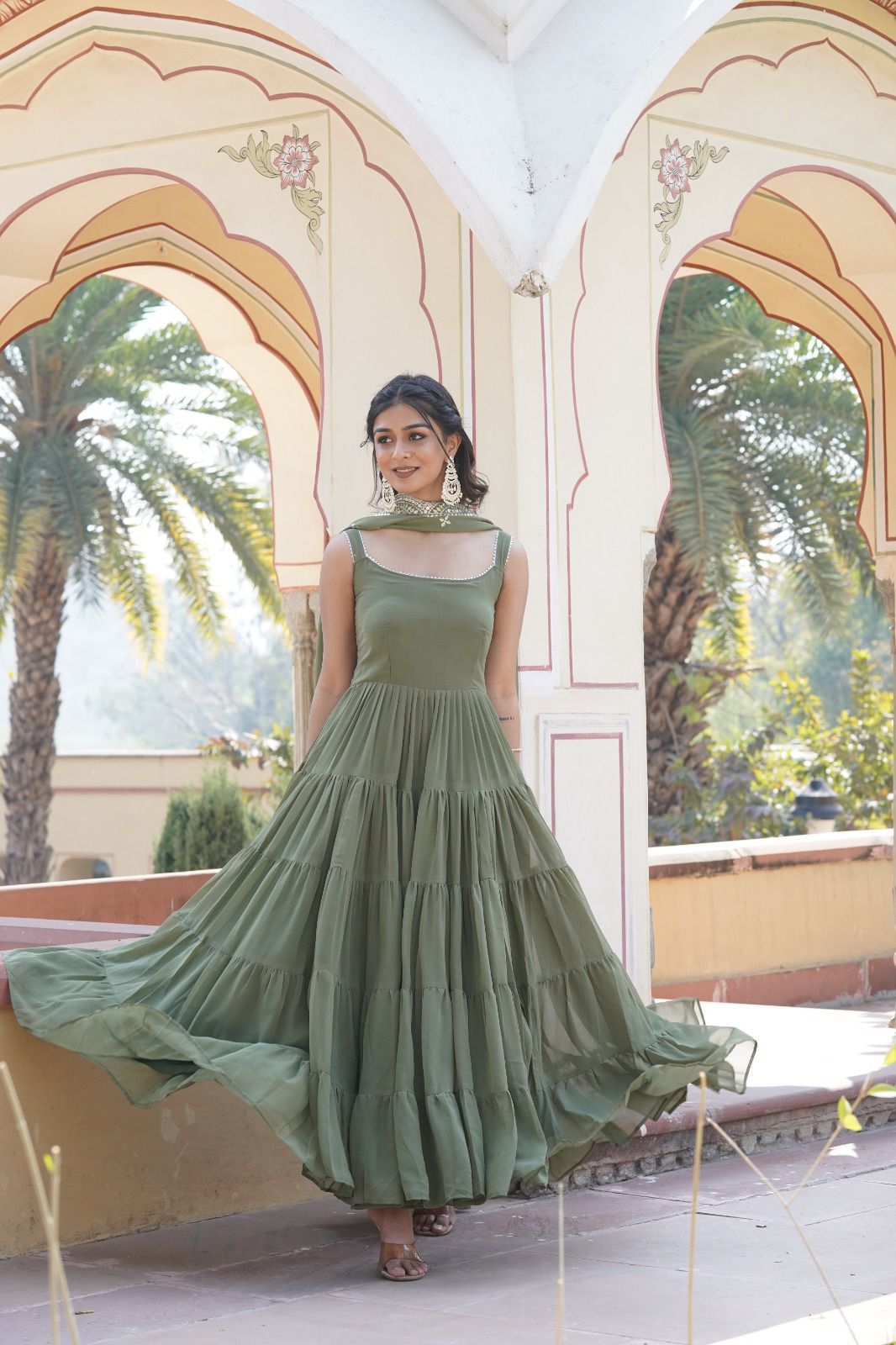 15 Meters Huge Flared Gown