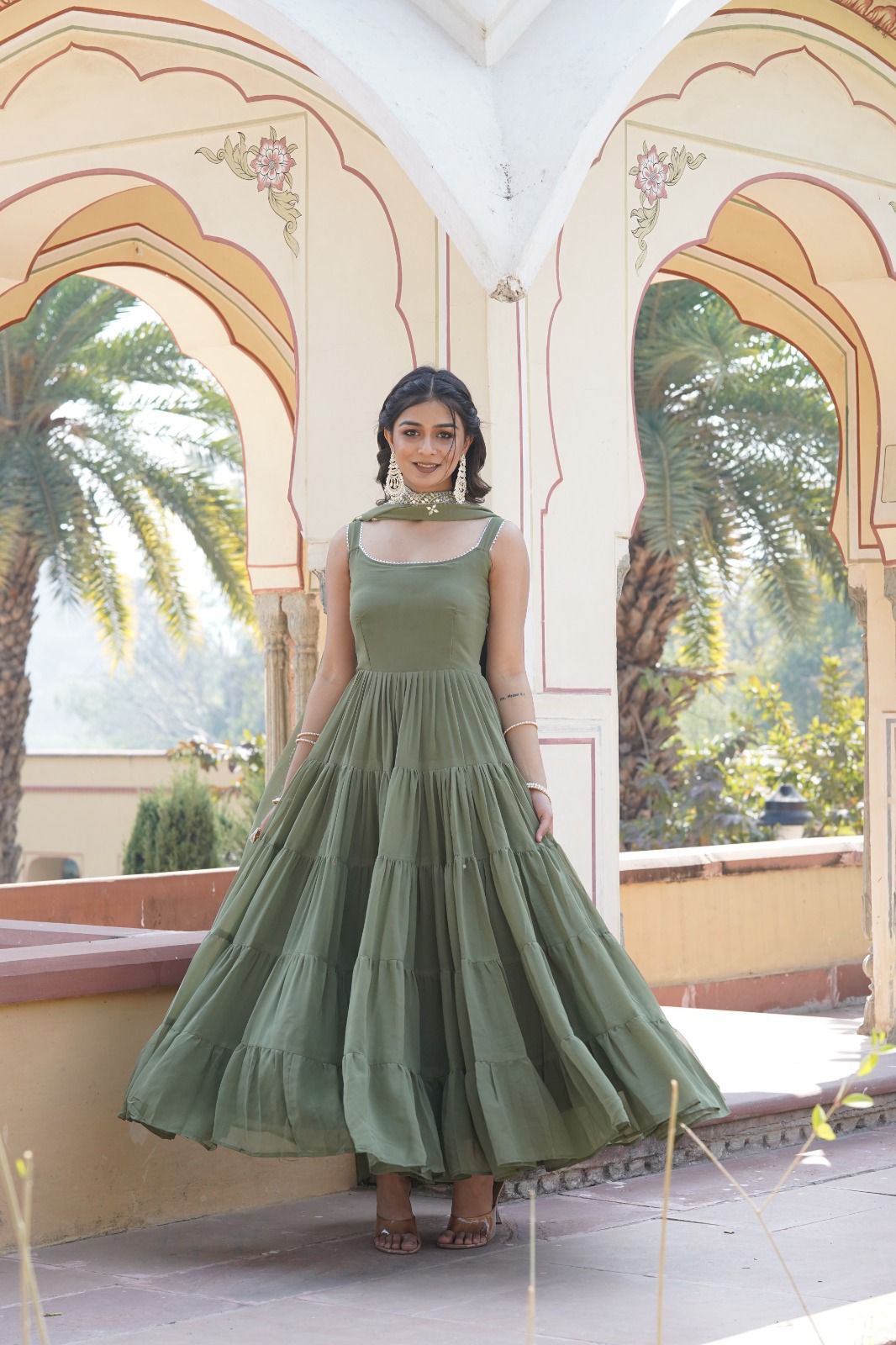 15 Meters Huge Flared Gown