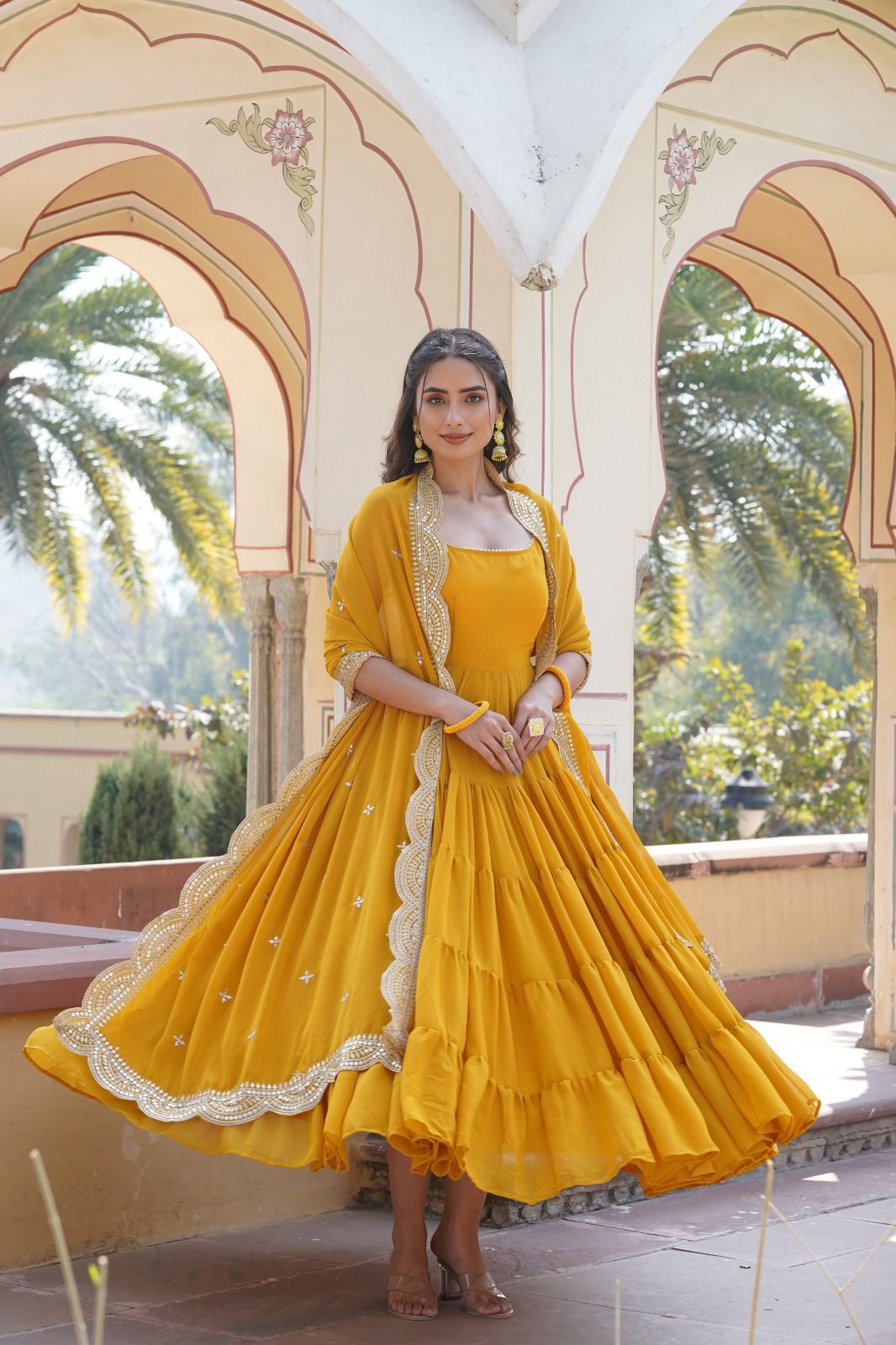 15 Meters Huge Flared Gown