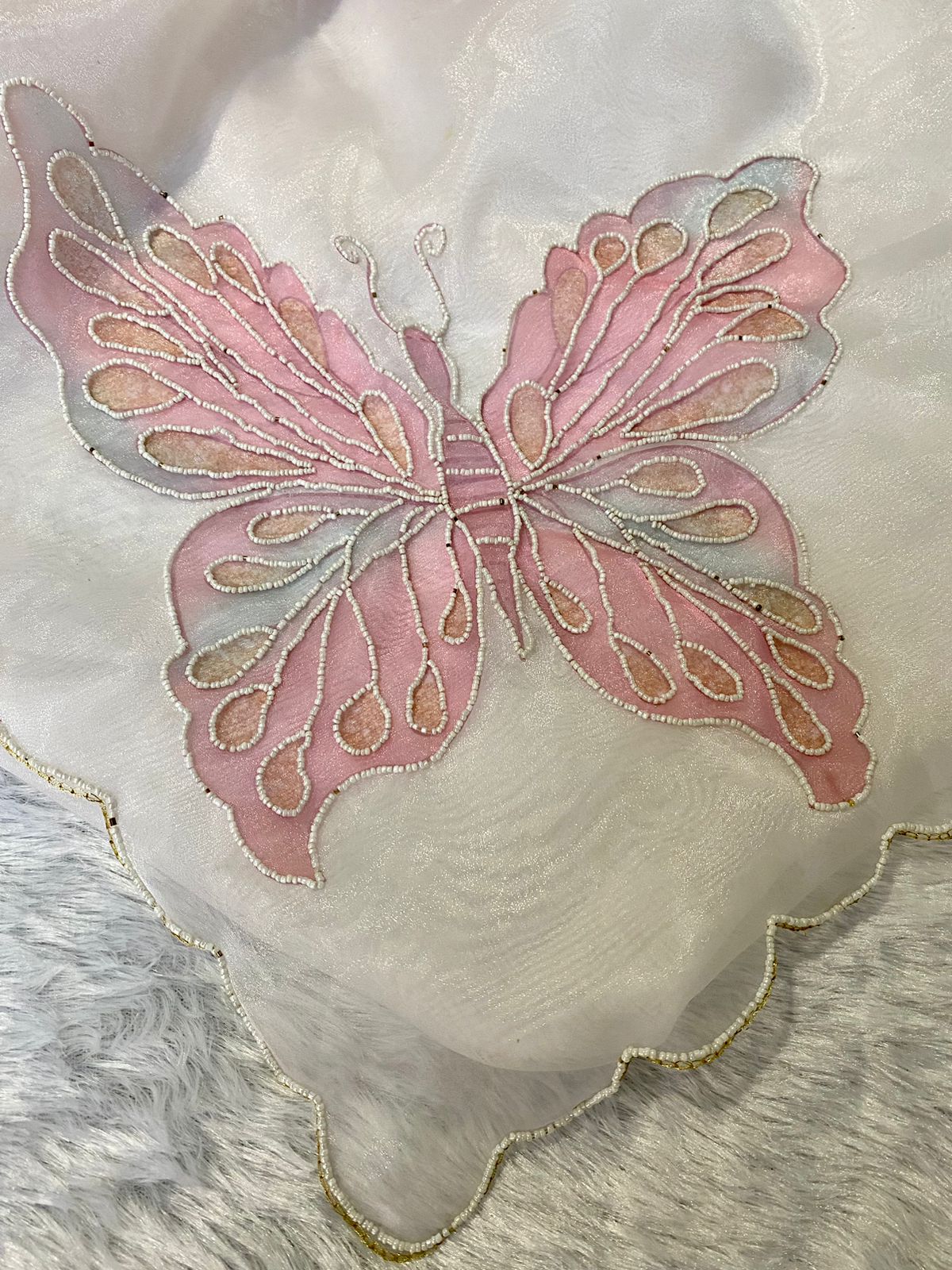 Butterfly organza Saree