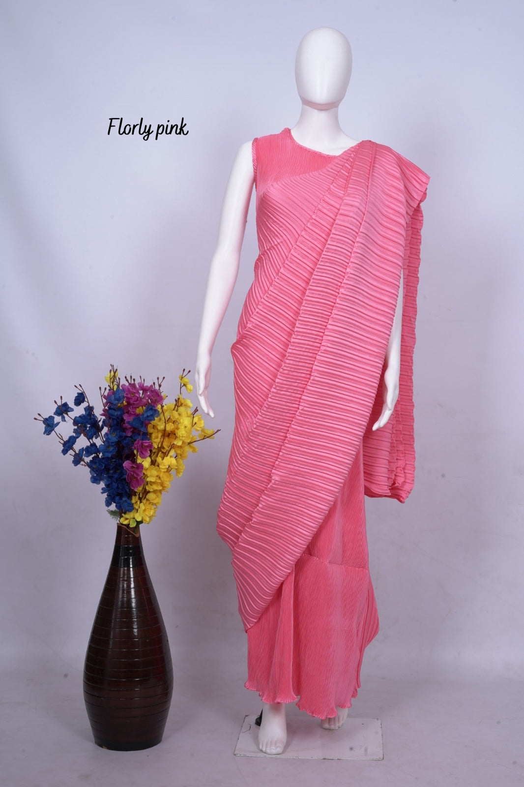 Dress style crush saree