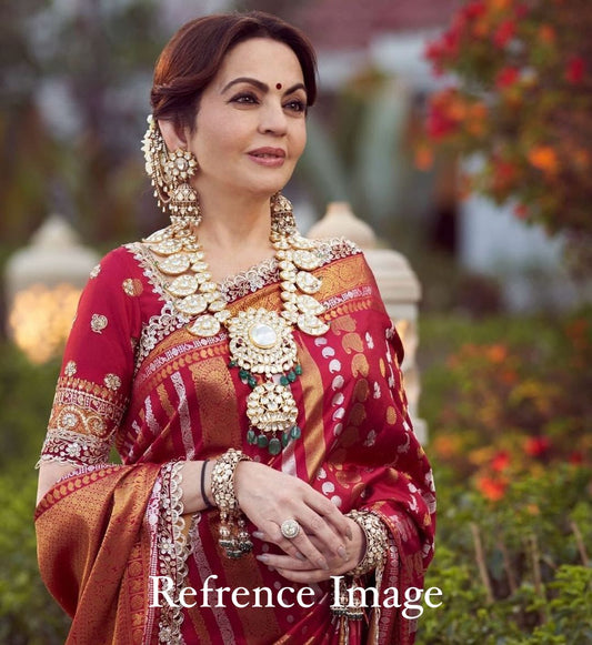 Nita Ambani Inspired Kanjivaram Silk Saree