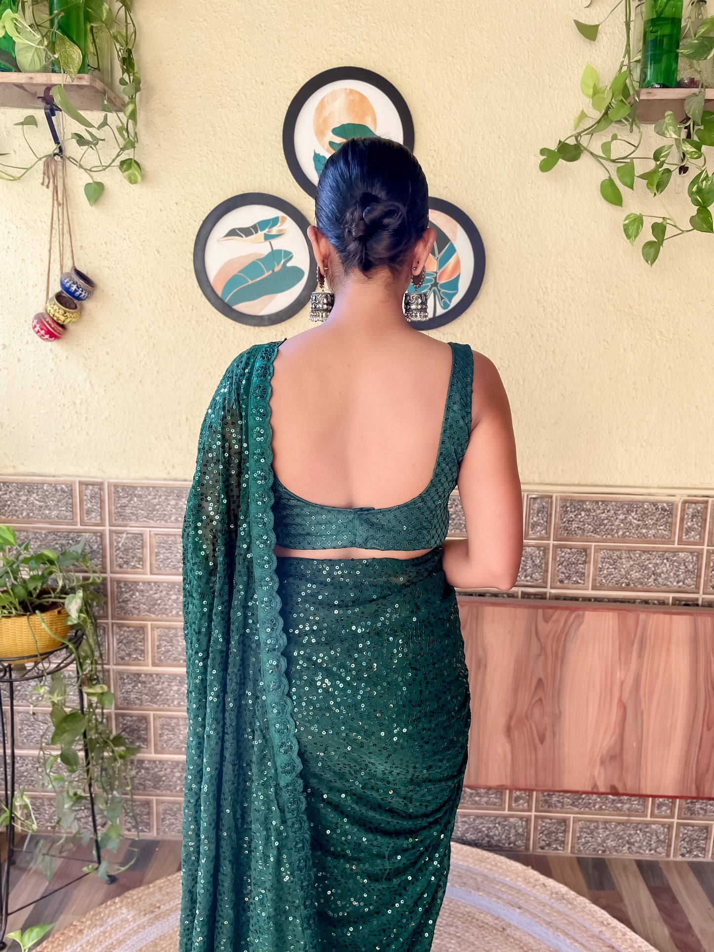 Full Sequins Saree