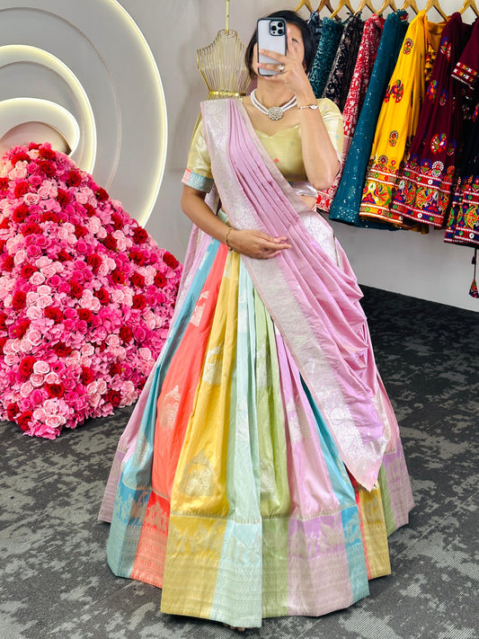 Dola Silk Jacquard Lehenga