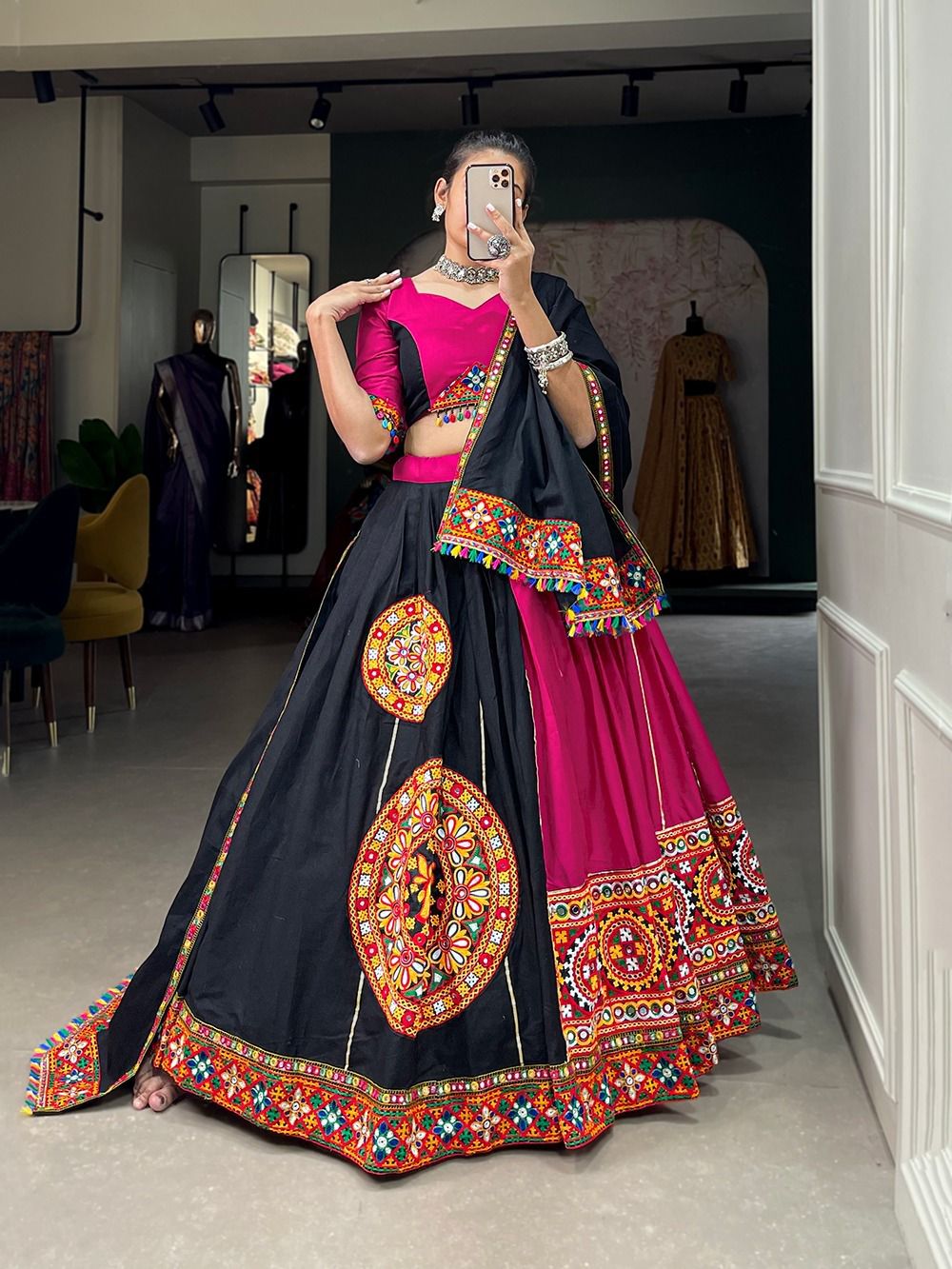 Kutch work long skirts best sale