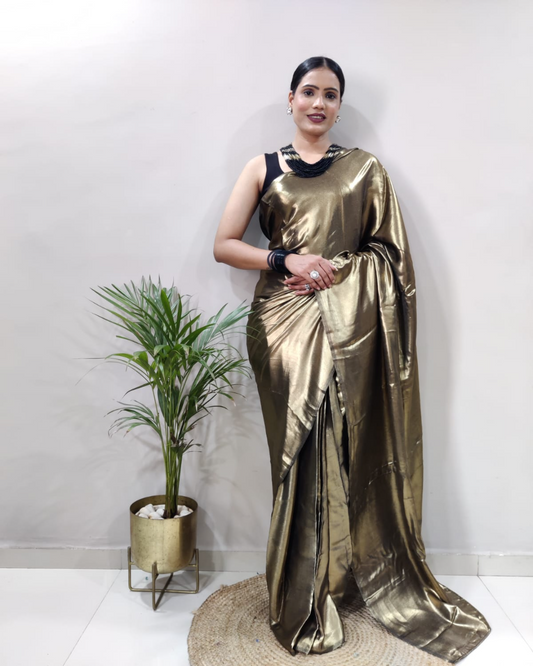 Shimmer Satin Silk Saree