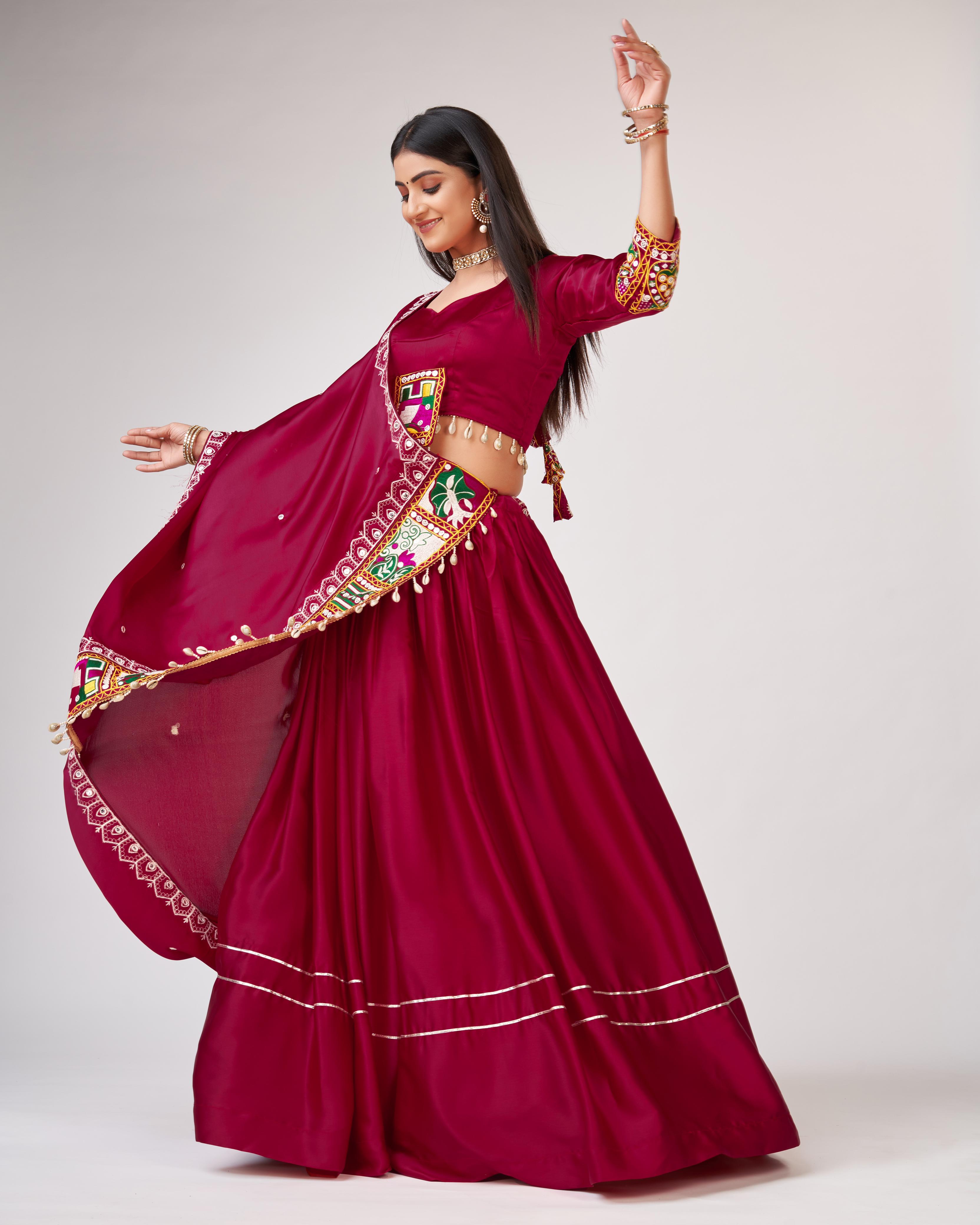 fancy womens Lehenga choli-ghagra choli-navratri garba dance  dress-Chaniyacholi | eBay