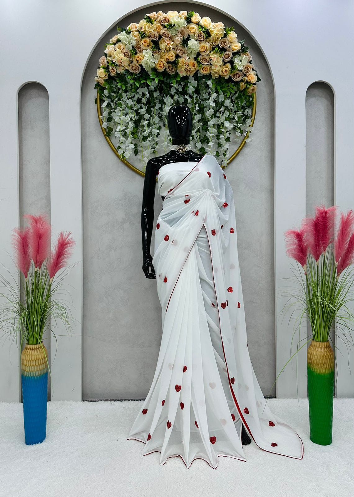 Ready to wear Heart saree