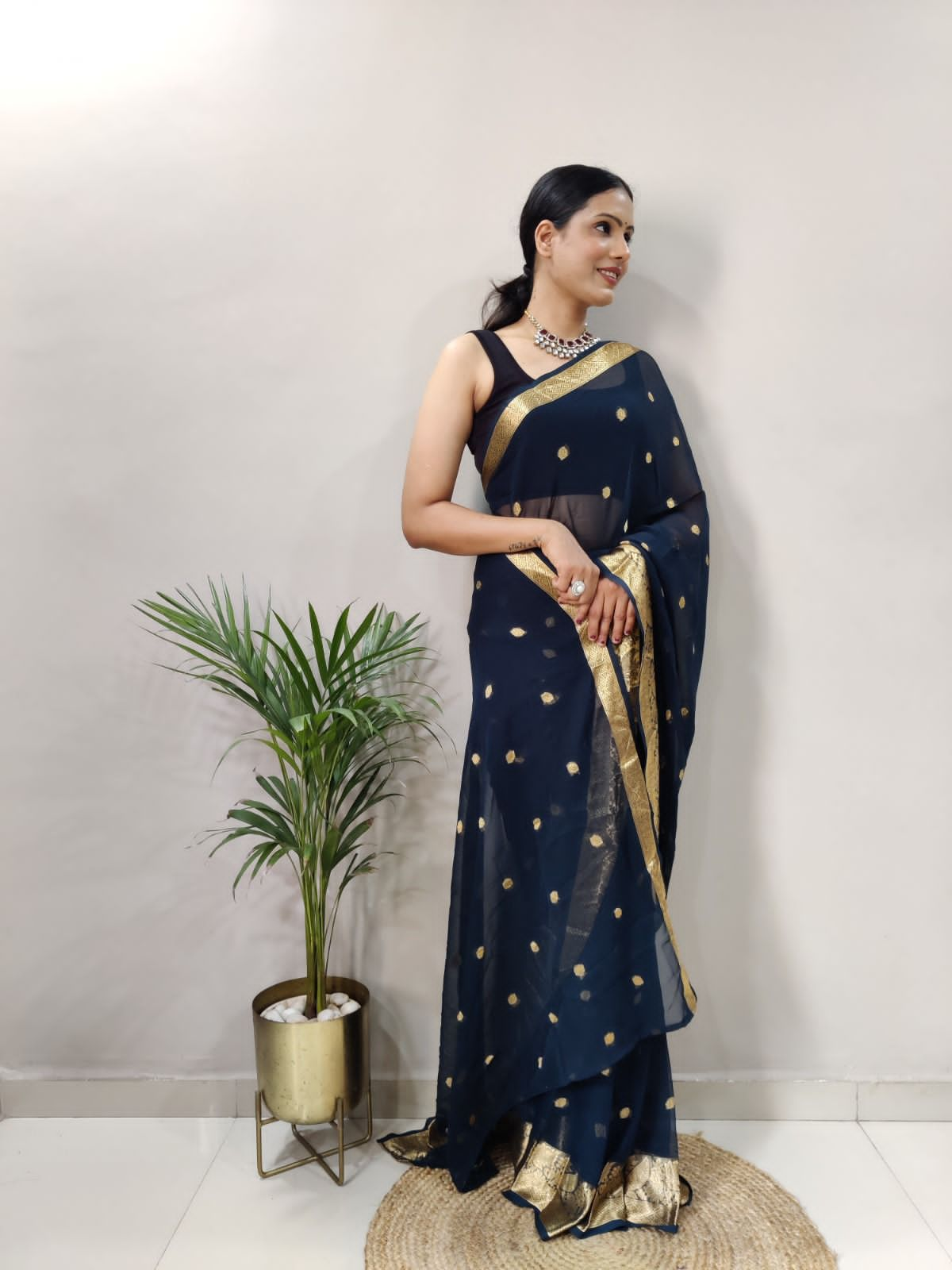 Ready to wear georgette saree