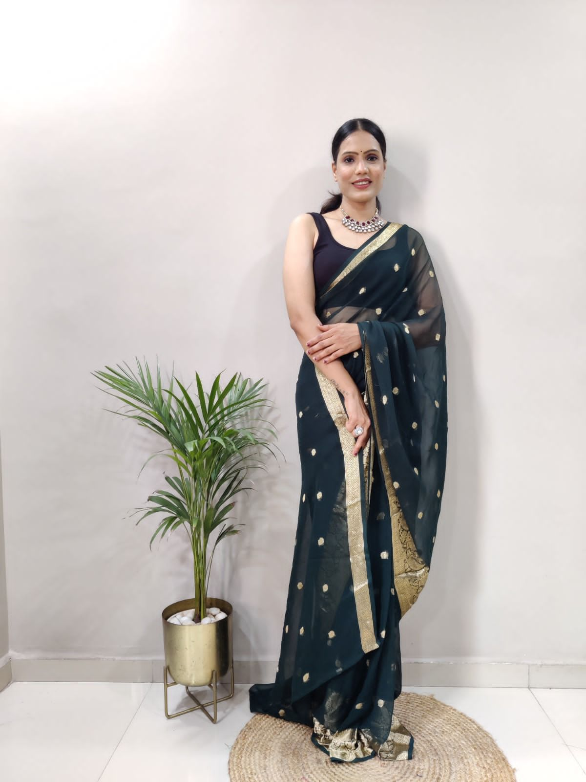 Ready to wear georgette saree