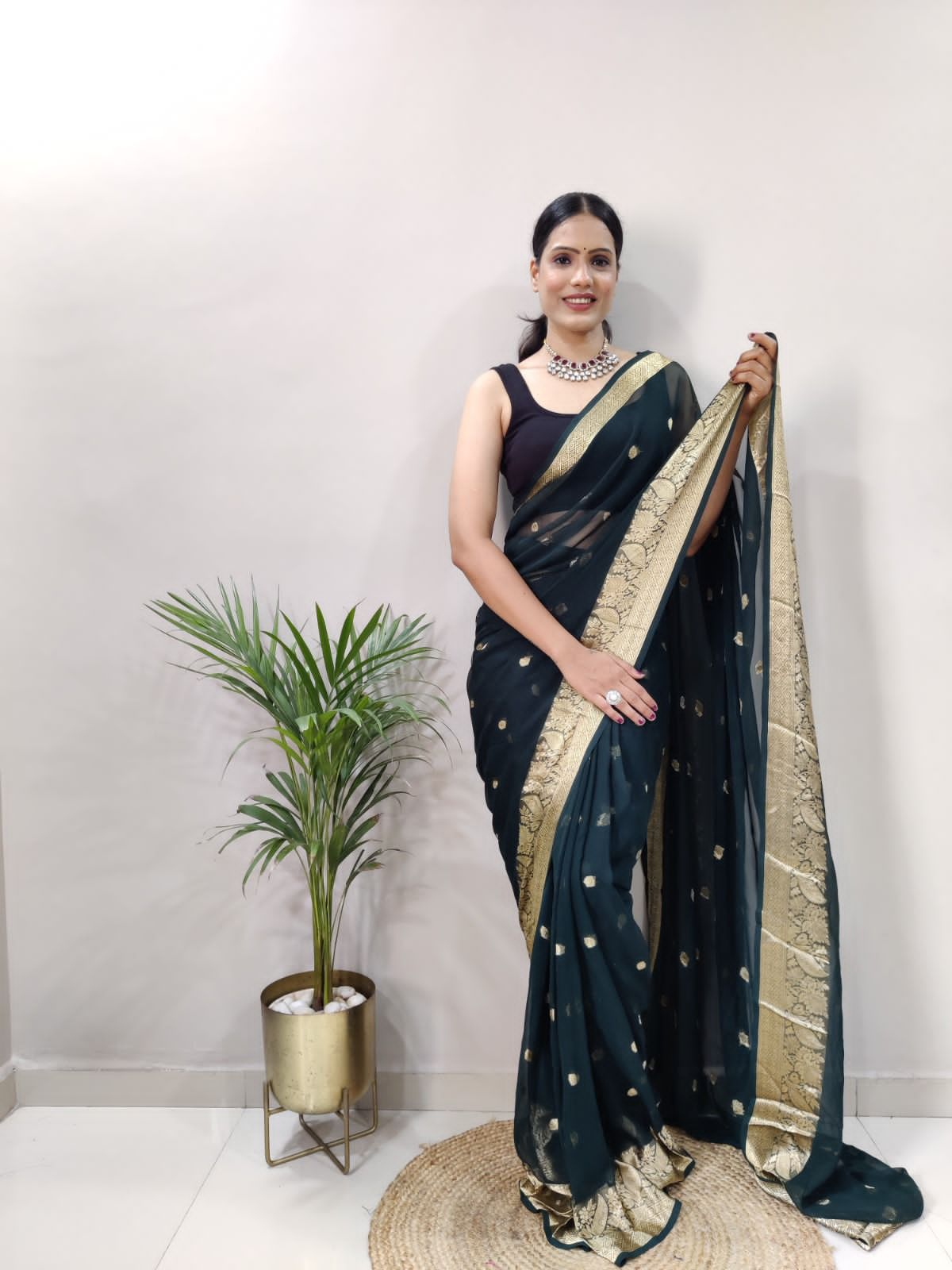 Ready to wear georgette saree