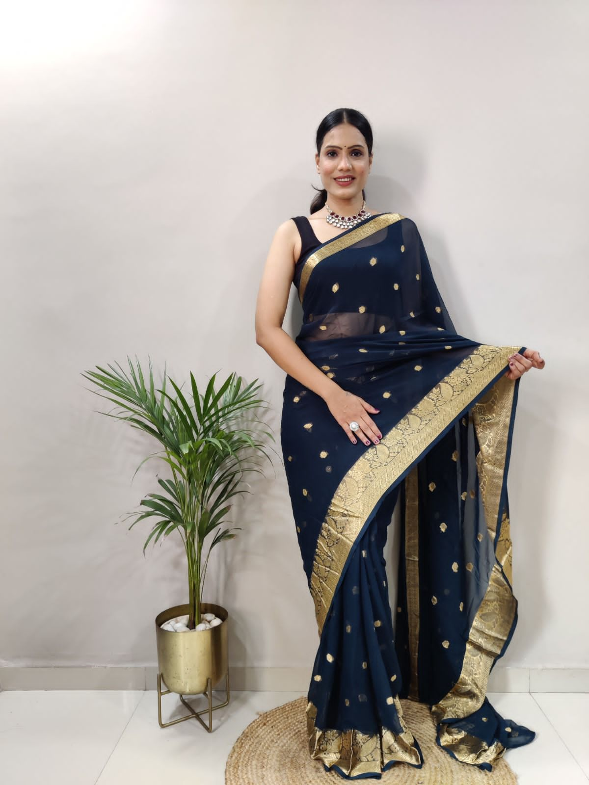 Ready to wear georgette saree