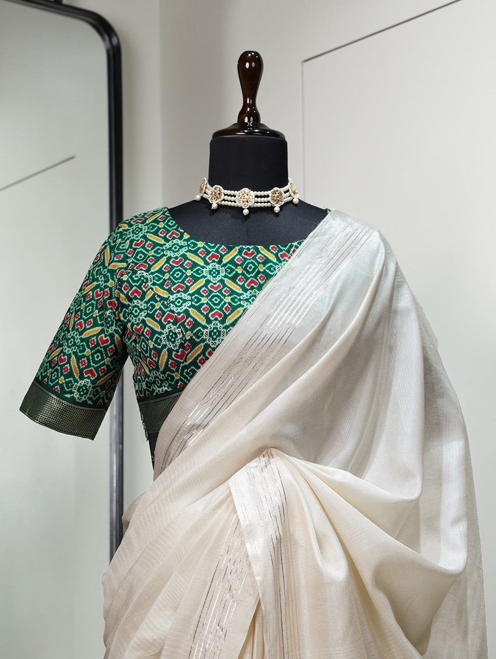 Manipuri Tussar Silk Saree