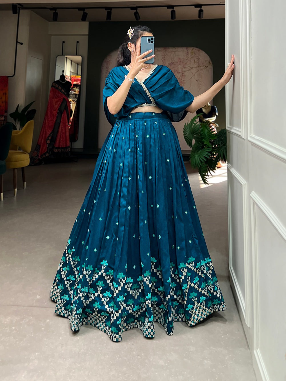 Stylish co-ord set lehenga