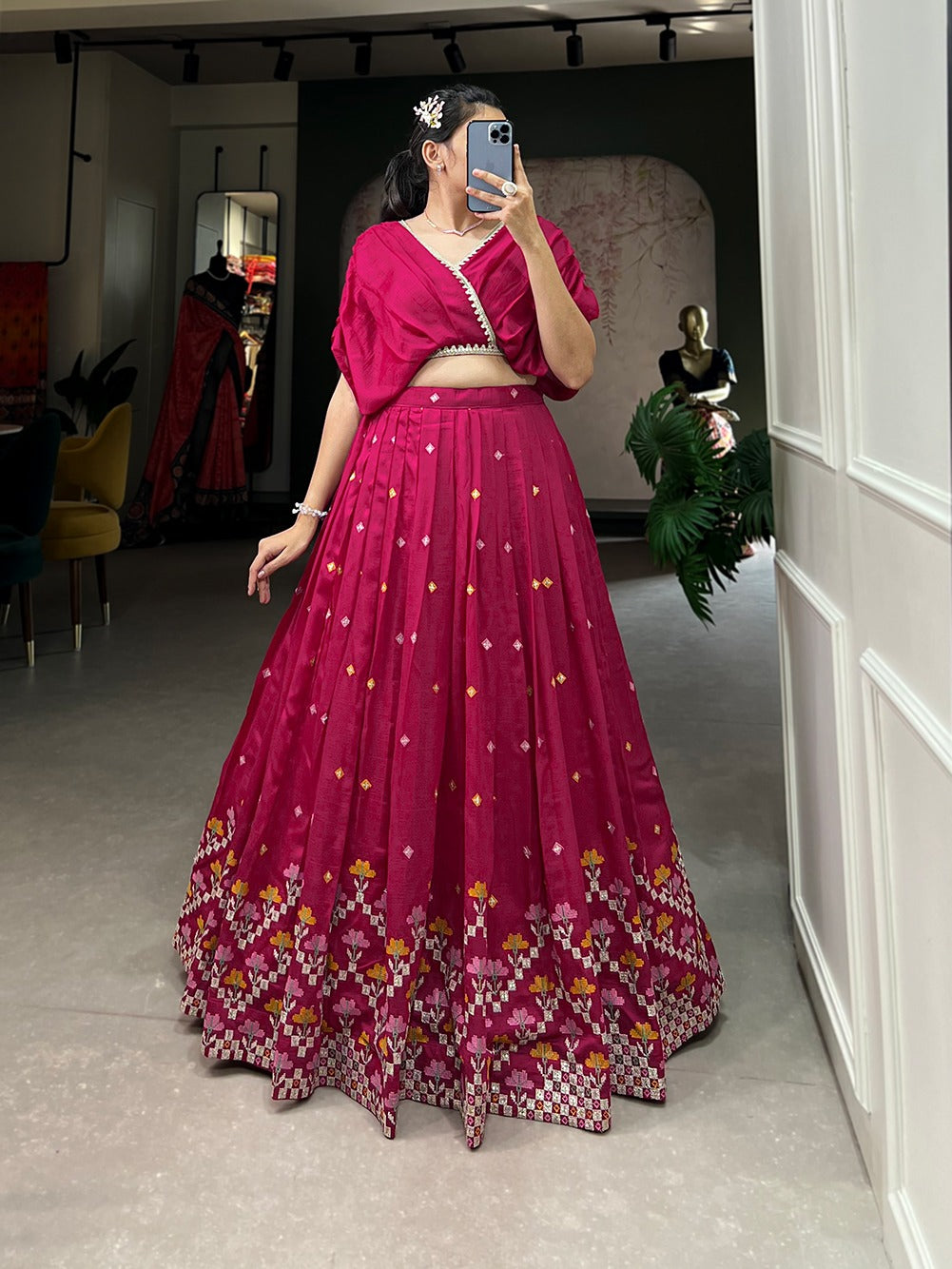 Stylish co-ord set lehenga