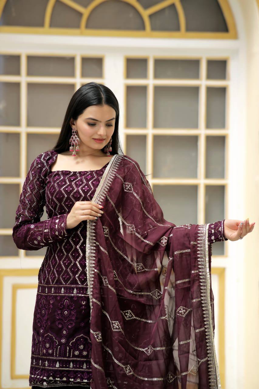 Sharara Dupatta Set