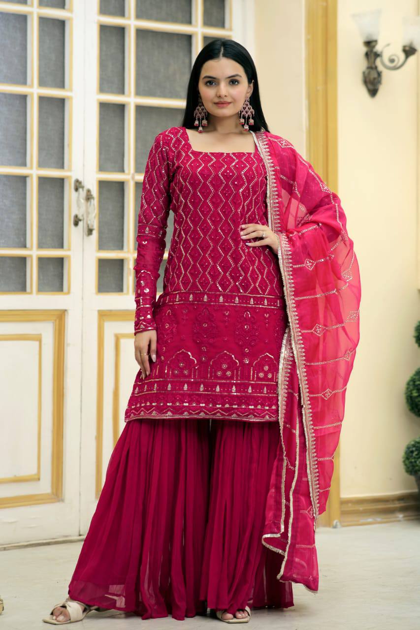 Sharara Dupatta Set