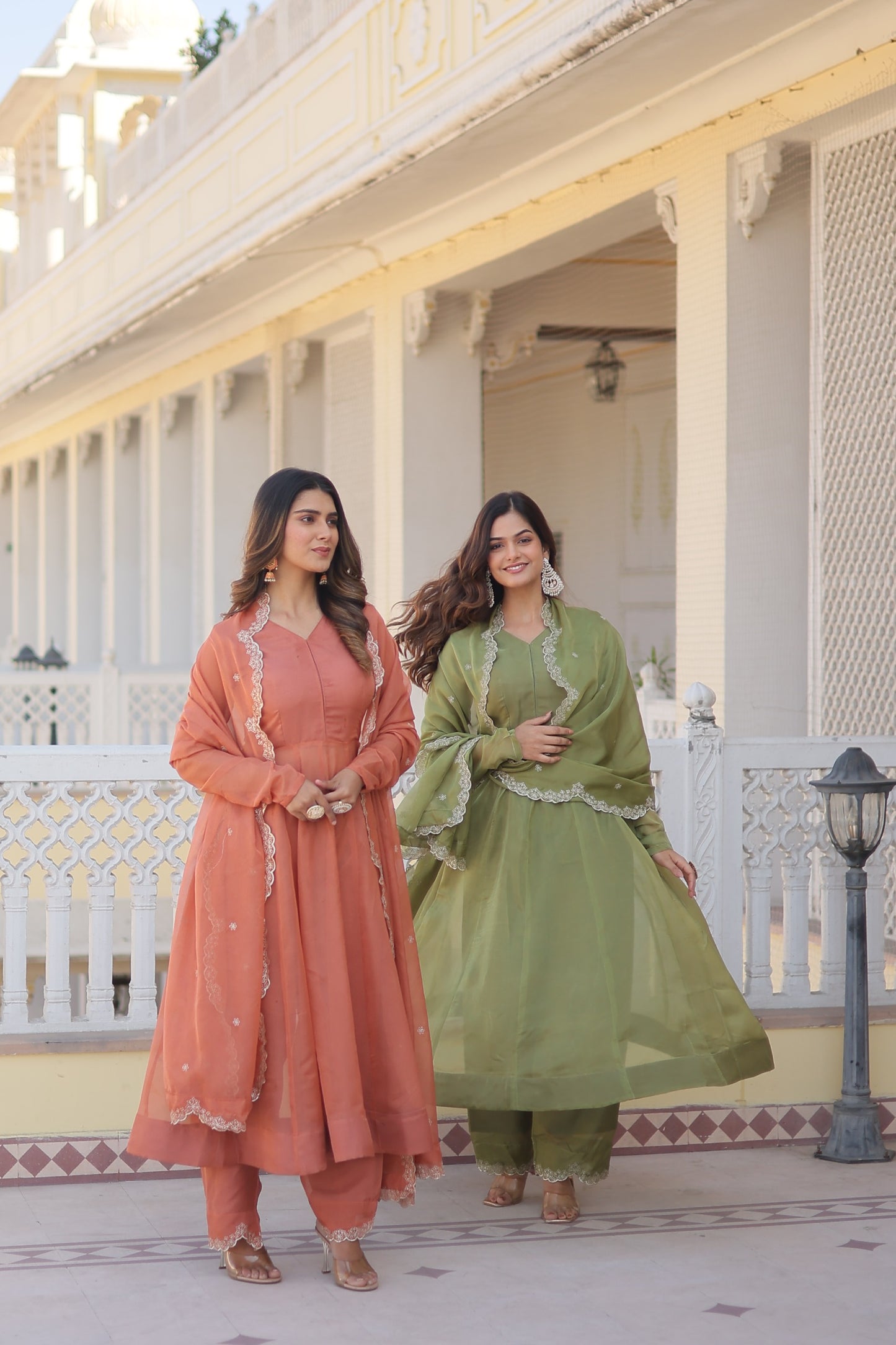 Elegant Silk Anarkali