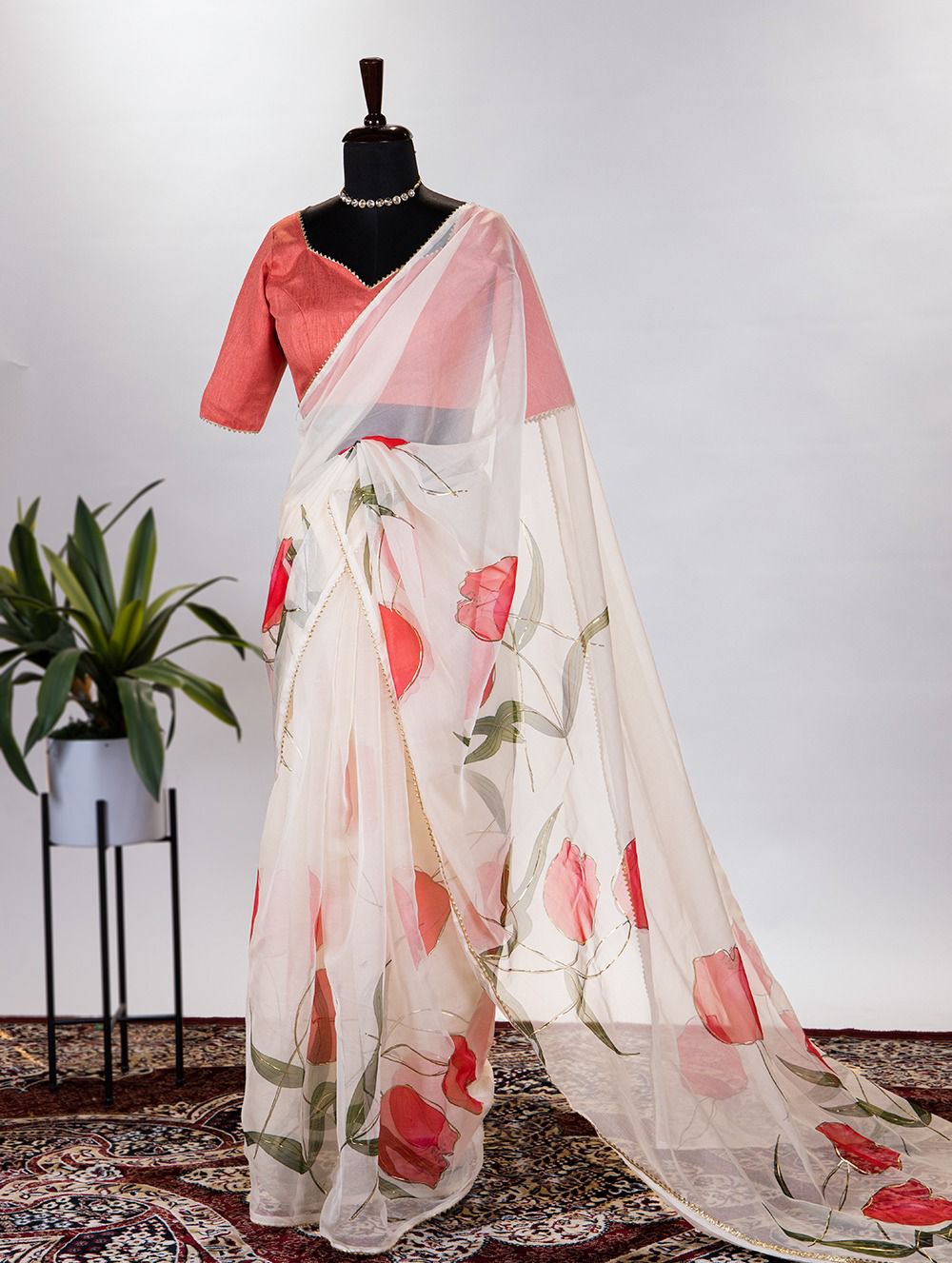 Organza Saree