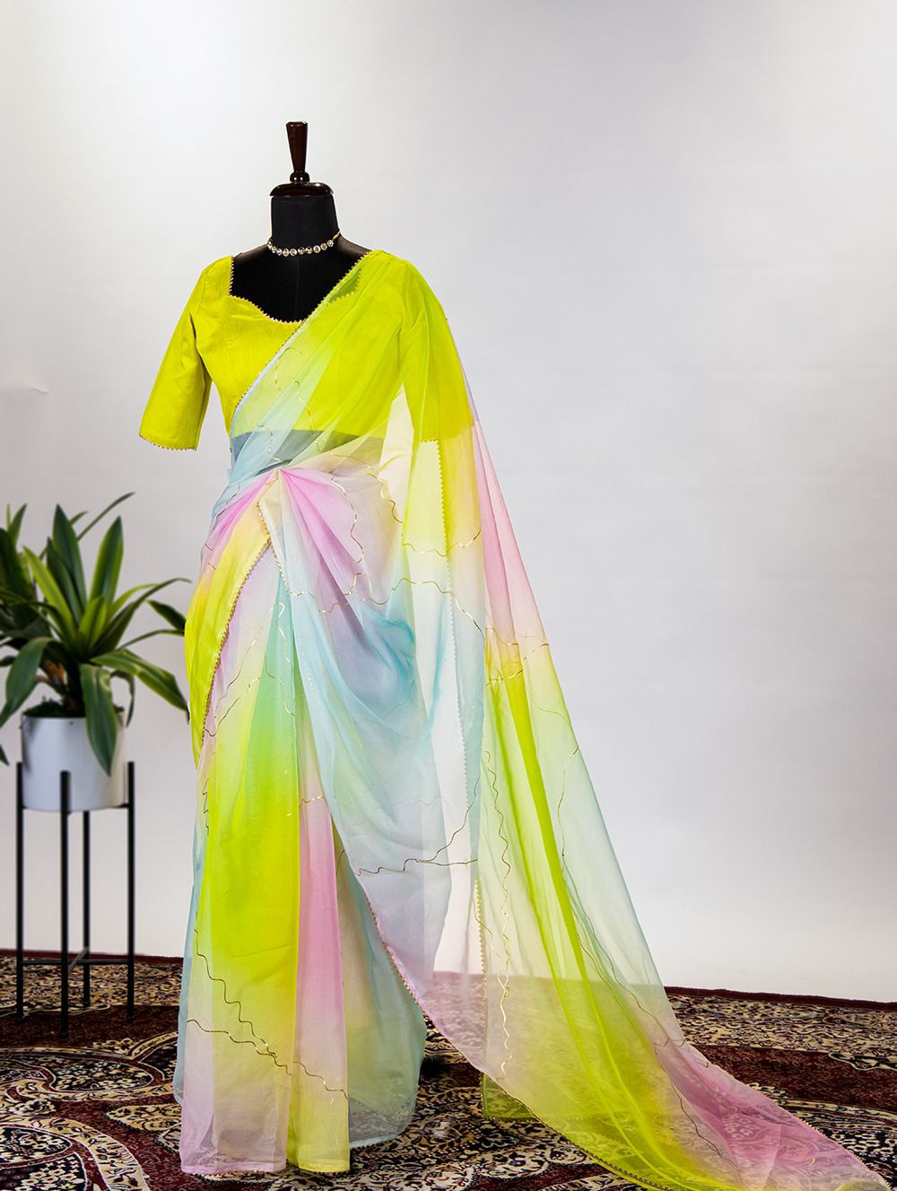 Organza Saree